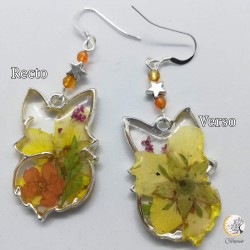 Boucles d'oreilles Renard Automnal - Image non contractuelle