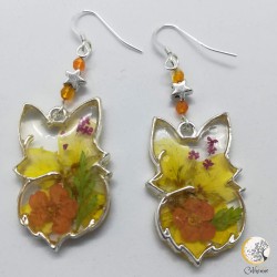 Boucles d'oreilles Renard Automnal - Image non contractuelle