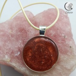 Collier médaillon d'Ambre