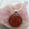 Collier médaillon d'Ambre