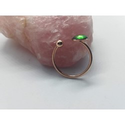 Bague Victorienne Émeraude - Image non contractuelle