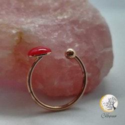 Bague rubis - Image non contractuelle