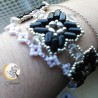 Bracelet Eugénie noir - Photo non contractuelle