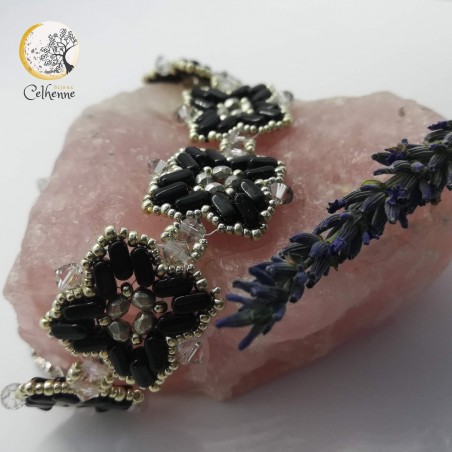 Bracelet Eugénie noir - Photo non contractuelle