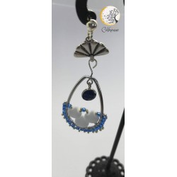 Boucles Ginko Bleu - Image non contractuelle