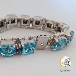 Bracelet bleu Eléonore - Image non contractuelle