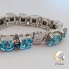 Bracelet bleu Eléonore - Image non contractuelle