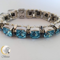 Bracelet bleu Eléonore - Image non contractuelle
