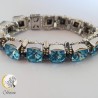 Bracelet bleu Eléonore - Image non contractuelle