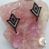 Boucles d'oreilles Lune rose - Image non contractuelle