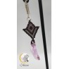 Boucles d'oreilles Lune rose - Image non contractuelle