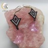 Boucles d'oreilles Lune rose - Image non contractuelle