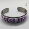 Manchette Chevrons lilas