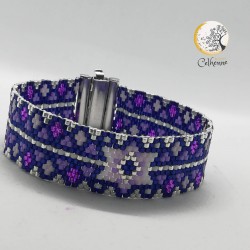 Manchette Gerda bleu