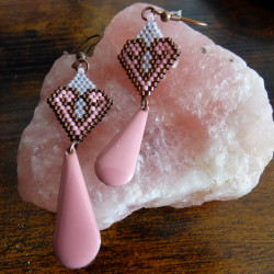 Boucles d'oreilles Maïna Roses