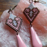 Boucles d'oreilles Maïna Roses
