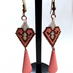 Boucles d'oreilles Maïna Roses
