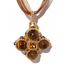 Pendentif Deirdre œil de tigre