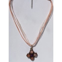 collier Deirdre jaspe rose