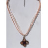 collier Deirdre jaspe rose
