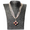 collier Deirdre jaspe rose