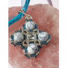 Collier Deirdre en howlite naturelle - création Celhenne Bijoux