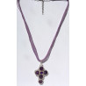 Collier Maddy en améthyste naturelle - création Celhenne Bijoux