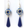B.O.Deirdre en goldstonebleu - création Celhenne Bijoux