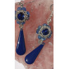 B.O.Deirdre en goldstonebleu - création Celhenne Bijoux