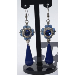 B.O.Deirdre en goldstonebleu - création Celhenne Bijoux