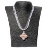 Collier Deirdre en cristal - création Celhenne Bijoux