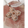 Collier Deirdre en cristal - création Celhenne Bijoux