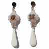 BO Deirdre en howlite naturelle - création Celhenne Bijoux