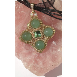 collier-deirdre-Jaspe vert-celhenne