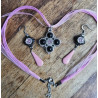 Collier Deirdre en Onyx - Bijou fait main