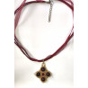 Collier Deirdre en Grenat - création Celhenne Bijoux