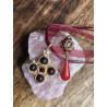 Collier Deirdre en Grenat - création Celhenne Bijoux