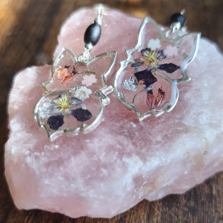Boucles d’oreilles Renard Floralis