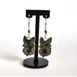 Boucles d'oreilles renard Noctis