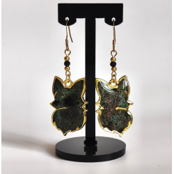 Boucles d'oreilles Renard Noctis - Celhenne bijoux