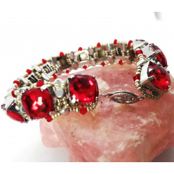 Bracelet Éléonore Rouge