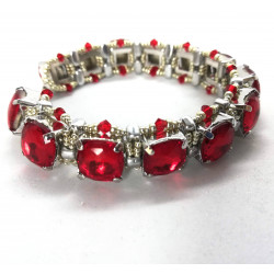 Bracelet Éléonore Rouge