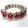 Bracelet Éléonore Rouge