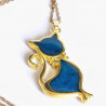 Collier chat Azur - Celhenne bijoux