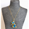 Collier chat Azur - Celhenne bijoux