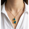 Collier chat Azur - Celhenne bijoux