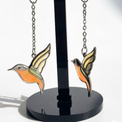 Boucles d'oreilles Colibri -Celhenne bijoux