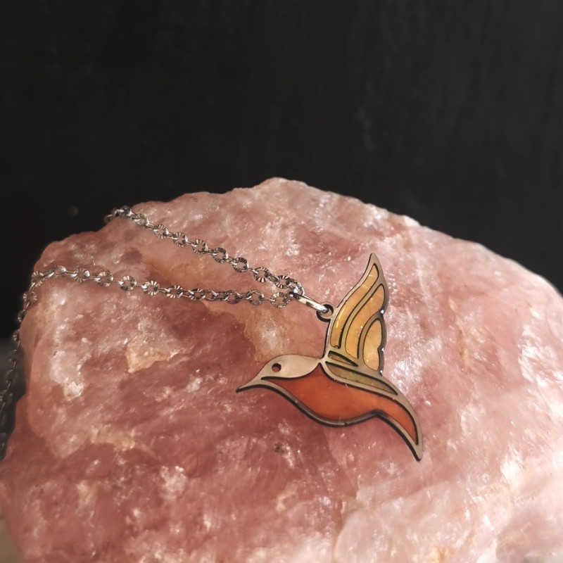 Collier Colibri - Celhenne bijoux