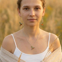 Collier Colibri - Celhenne bijoux