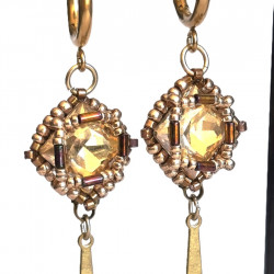 Boucle d'oreille Gabrielle - Pièce unique - Celhenne bijoux